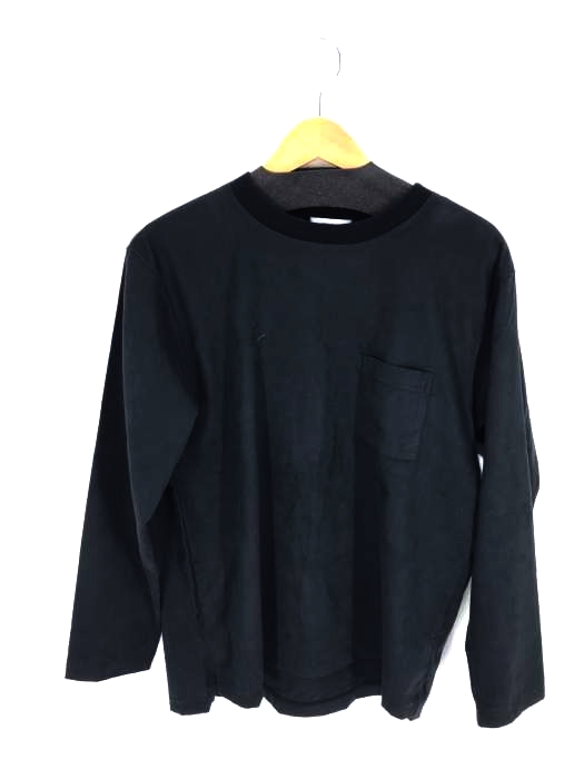 UNITED ARROWS green label relaxing（ユナイテッドアローズグリーンレーベルリラクシング） スエードライク クルーネック LS プルオーバー メンズ トップス