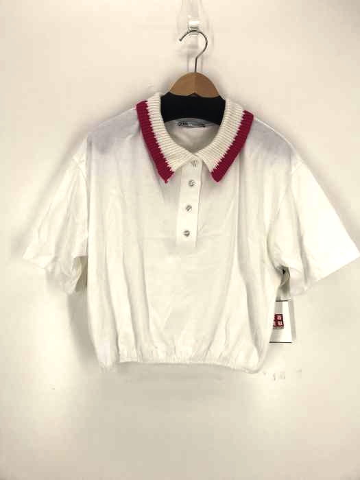 ZARA（ザラ） コントラストTシャツ レディース トップス – ブランド