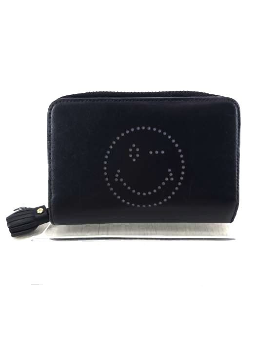ANYA HINDMARCH（アニヤハインドマーチ） Smiley Small wallet スマイリーラウンドジップウォレット レディース 財布・ケース