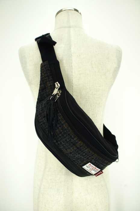 Harris Tweed × INDISPENSABLE （ハリスツイードインディスペンサブル） ウエストバッグ メンズ バッグ