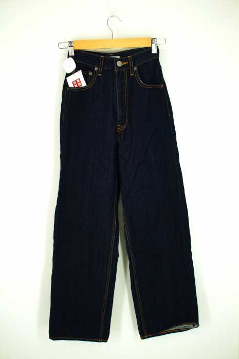 AZUL by moussy （アズールバイマウジー） ハイウエストワイドデニムPT レディース パンツ