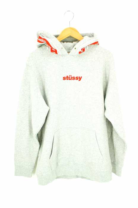 STUSSY （ステューシー） ロゴプリント プルオーバーパーカー メンズ トップス