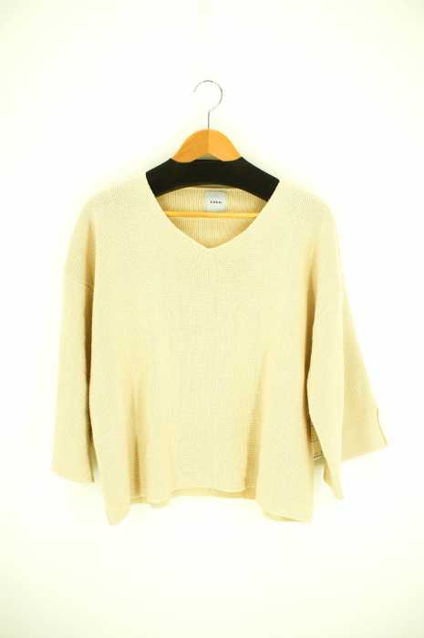 AMERI（アメリ） スリット袖Vネックニット レディース トップス