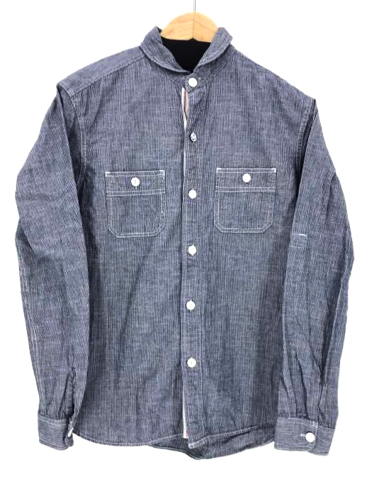 BLUE STANDARD（ブルースタンダード） ヒッコリーストライプシャツ メンズ トップス