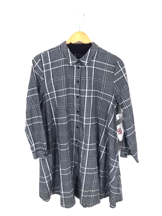 ZARA WOMAN（ザラ ウーマン） グレンチェックチュニックシャツ レディース トップス