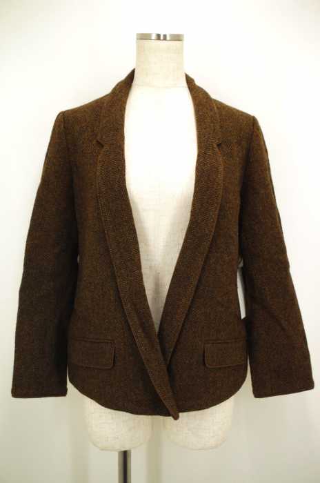 journal standard L'essage (ジャーナルスタンダードレサージュ) MOONE PETIT JACKET へリンボーンツイードジャケット レディース アウター