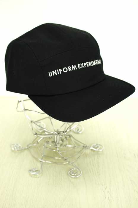 uniform experiment（ユニフォームエクスペリメント） 5 PANEL LOGO CAP 刺繍5パネルキャップ 帽子 メンズ 帽子
