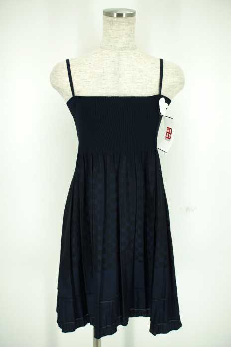 agnes b．special () ドット柄切り替えノースリーブワンピース レディース ワンピース