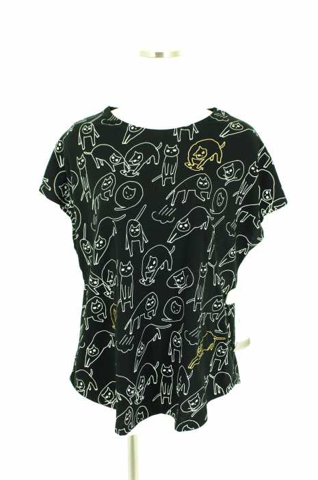 graniph （グラニフ） プリント半袖ノースリーブTシャツ レディース トップス