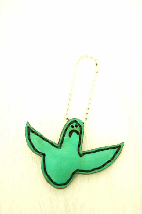 OJAGA DESING × Mark Gonzales （オジャカデザイン×マークゴンザレス） GONZ ANGEL KEY HOLDER 　レザーチャーム　キーホルダー メンズ ファッション雑貨