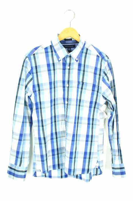 TOMMY HILFIGER (トミーヒルフィガー) 80’s 2ply fabric チェック柄ボタンダウンシャツ メンズ トップス