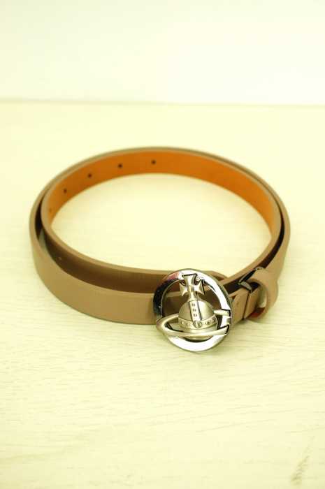 Vivienne Westwood （ヴィヴィアンウエストウッド） オーブモチーフ型押しベルト レディース ファッション雑貨