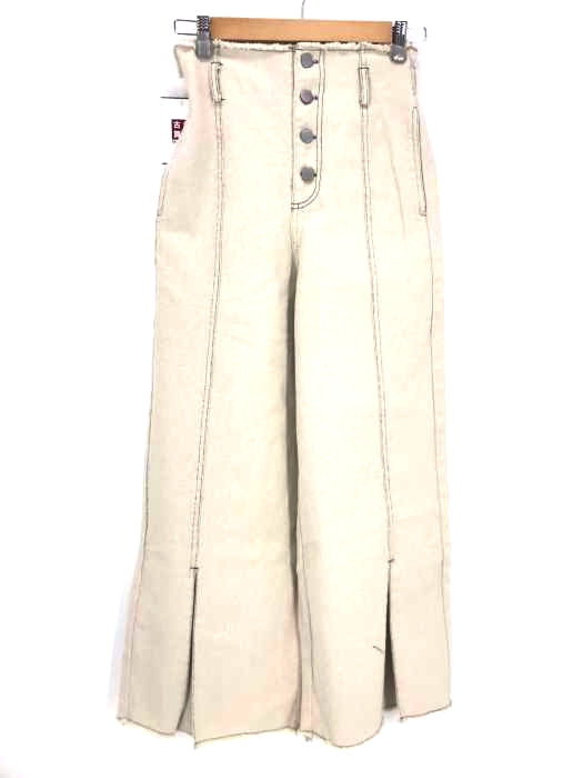 FIFTH（フィフス） スリット入りステッチハイウエストパンツ レディース パンツ