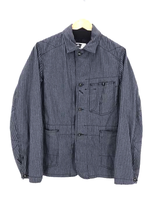 Engineered Garments(エンジニアードガーメンツ) ストライプワークシャツジャケット メンズ アウター