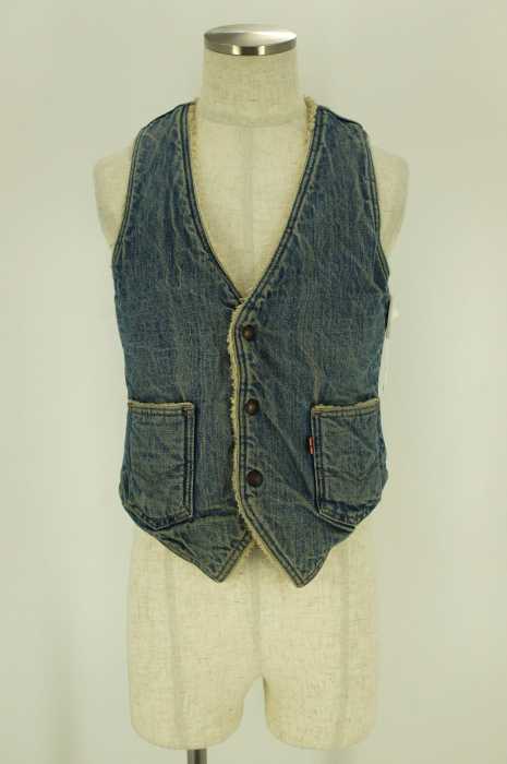 Levi's (リーバイス) 70s オレンジタブデニムボアベスト メンズ アウター