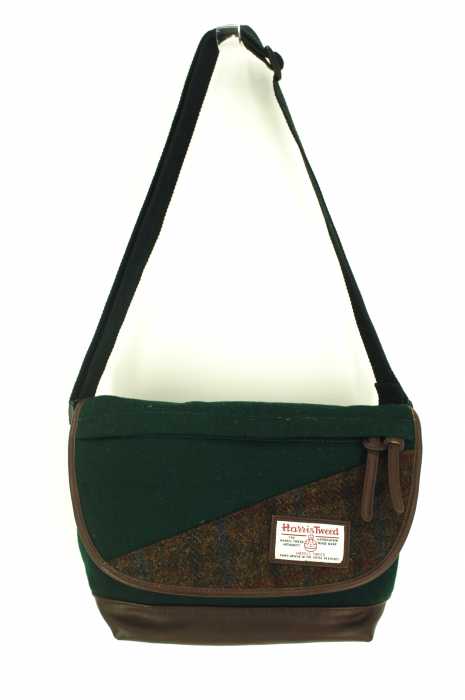 JUNRed×Harris Tweed （ジュンレッド×ハリスツイード） メルトンメッセンジャーバッグ メンズ バッグ