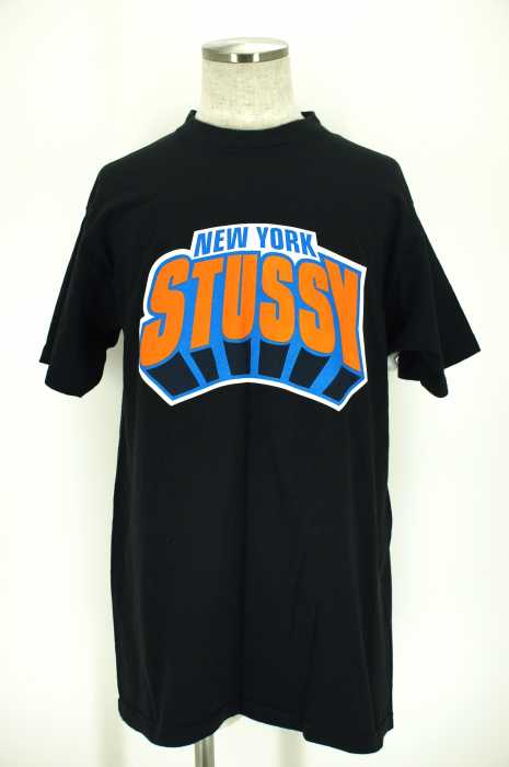 STUSSY (ステューシー) NEWYORKプリント入り半袖Tシャツ メンズ トップス