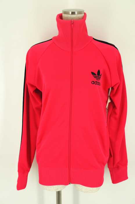 adidas （アディダス） プリント入りジップアップジャージ レディース トップス