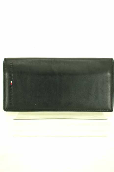 TOMMY HILFIGER （トミーヒルフィガー） ロゴ入りレザー長財布 メンズ 財布・ケース