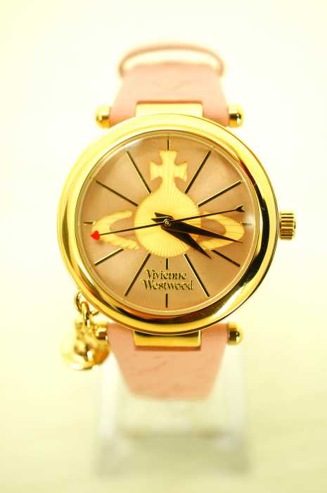 Vivienne Westwood （ヴィヴィアンウエストウッド） オーブ シルバー ピンクレザー クォーツ レディース 腕時計