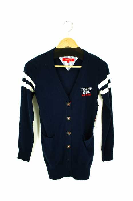 tommy girl(トミーガール) フロント刺繍入りカーディガン レディース トップス