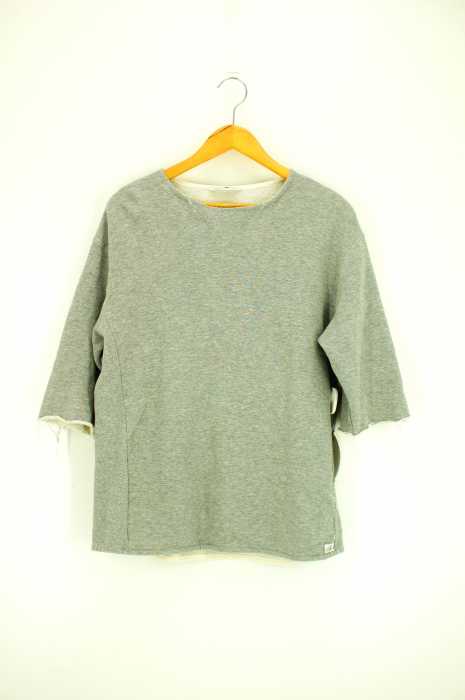 MADE IN TOKYO for Upscape Audience(メードイントウキョウフォアオーディエンス) 30/10吊編裏毛 ガゼットカットオフ S/SビッグスウェットT メンズ トップス