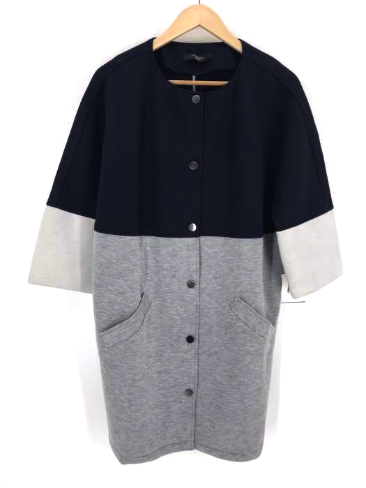 MAX MARA WEEKEND（マックスマーラウィークエンド） ノーカラーコート バイカラー レディース アウター