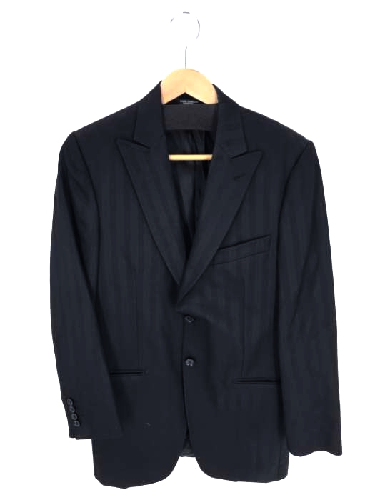 DOLCE&GABBANA（ドルチェアンドガッバーナ） ストラップピークドラペルテーラードジャケット メンズ アウター