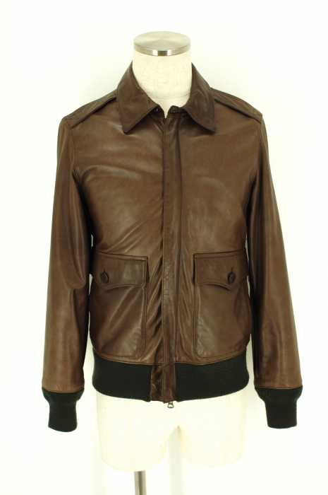 UNITED ARROWS green label relaxing （ユナイテッドアローズグリーンレーベルリラクシング） ラムレザーA2ジップジャケット メンズ アウター