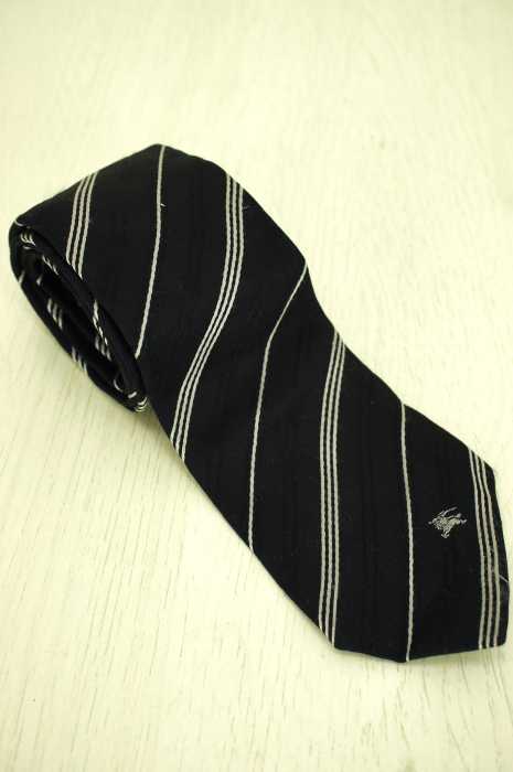 BURBERRY BLACK LABEL (バーバリーブラックレーベル) スラッシュラインネクタイ メンズ ファッション雑貨