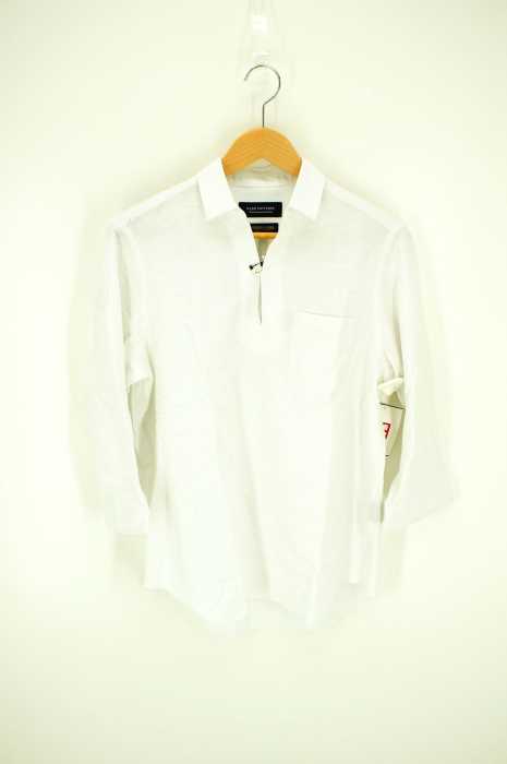 nano universe (ナノユニバース) hardman linen スキッパーシャツ メンズ トップス