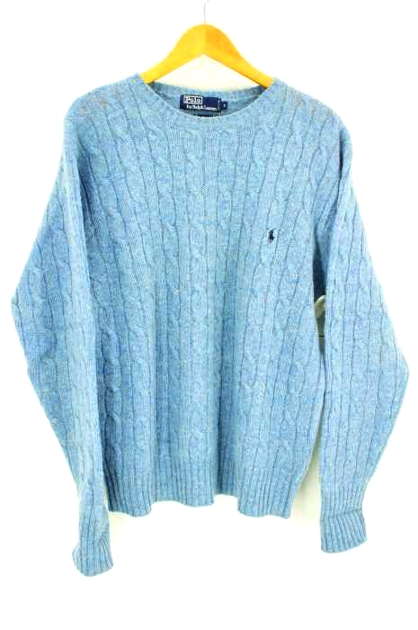 Polo by RALPH LAUREN(ポロバイラルフローレン) ニットセーター ブルー メンズ トップス