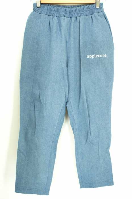 APPLECORE (アップルコア) ロゴプリントイージーデニムパンツ メンズ パンツ