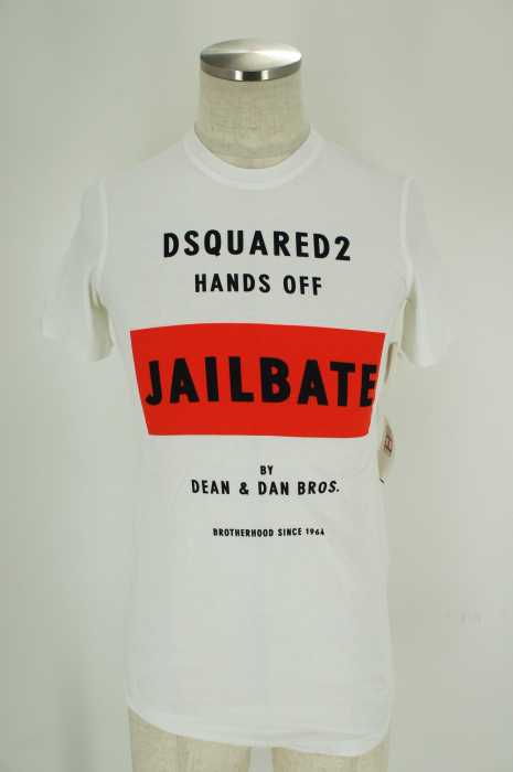 DSQUARED2 （ディースクエアード） USED加工　半袖プリントTシャツ メンズ トップス