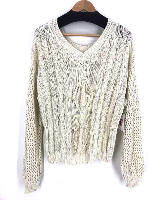 GYDA（ジェイダ） メッシュブリーチニットトップス レディース トップス