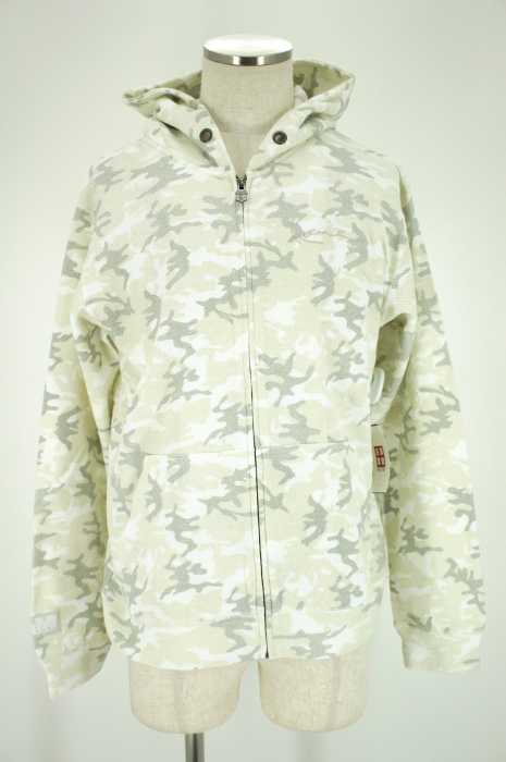 Karl Kani （） カモ柄ジップアップパーカー メンズ トップス