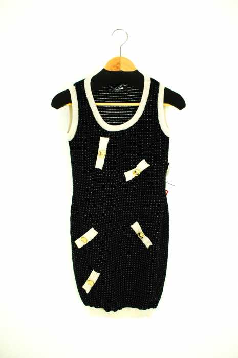 BOUTIQUE MOSCHINO（ブティックモスキーノ） ノースリーブニットワンピース レディース ワンピース
