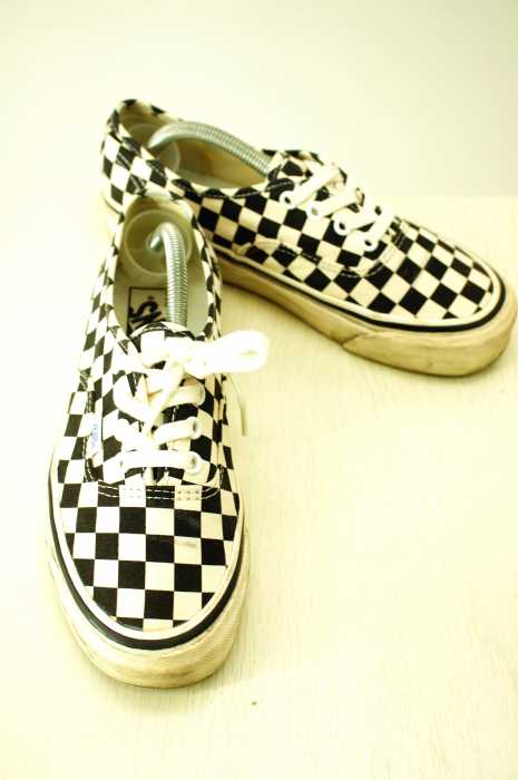 VANS （バンズ ） ブロックチェックローカットスニーカー レディース シューズ