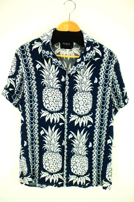 GUESS（ゲス） 総柄アロハシャツ メンズ トップス