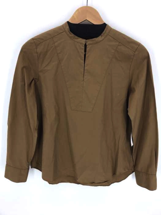 UNITED ARROWS green label relaxing(ユナイテッドアローズグリーンレーベルリラクシング) キリカエ バンドカラー シャツ レディース トップス