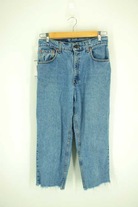 Levis（リーバイス） カットオフストレートデニムパンツ レディース パンツ