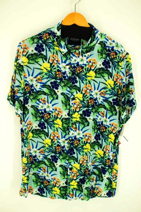GUESS（ゲス） 花柄アロハシャツ メンズ トップス