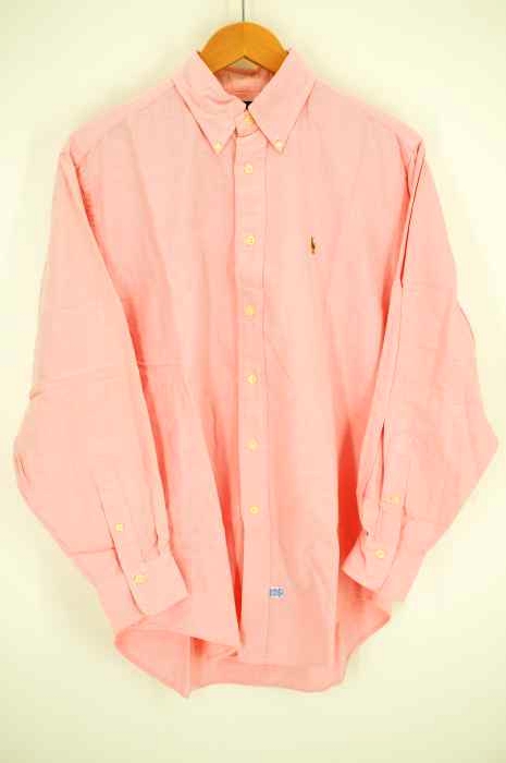 Polo by RALPH LAUREN（ポロバイラルフローレン） ピンク長袖シャツ メンズ トップス