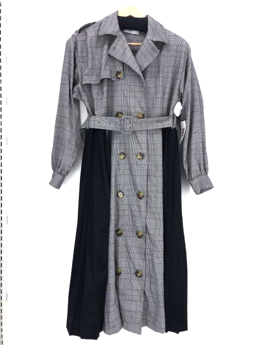 Jouetie ジュエティ グレンチェックサイドプリーツトレンチコートワンピ レディース アウター ブランド古着買取販売バズストア