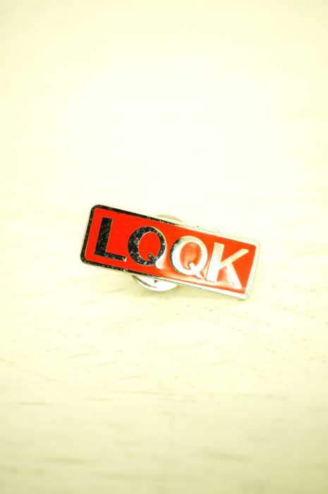 LQQK STUDIO（ルックスタジオ） Enamel Pin ロゴ ピンズ ピンバッチ ピンバッジ メンズ ファッション雑貨