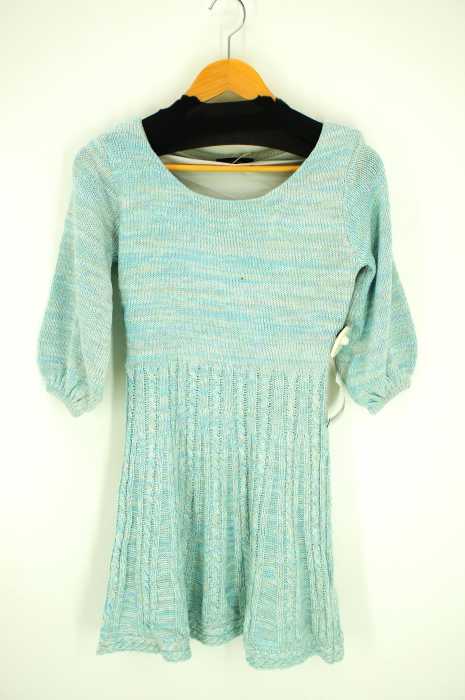 rienda(リエンダ) パフSLVケーブルフレアknit ワンピース レディース ワンピース