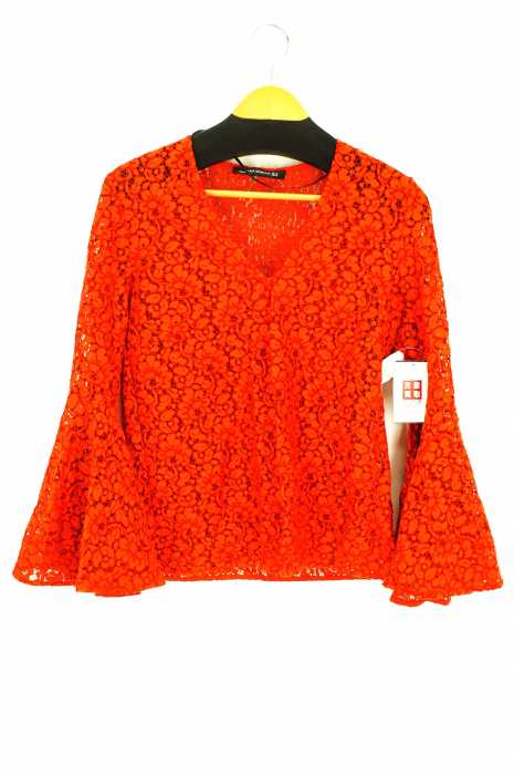 ZARA WOMAN （ザラ ウーマン） 総レースベルスリーブブラウス レディース トップス