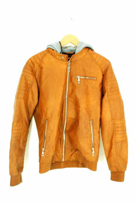ZARA MAN （ザラマン） フェイクレザーブルゾン メンズ アウター