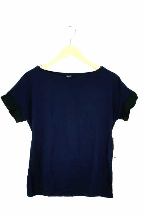 JIL SANDER NAVY （ジルサンダーネイビー） イタリア製 切替カットソー レディース トップス