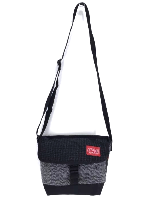 Manhattan Portage（マンハッタンポーテージ） ツイードショルダーバッグ MAGEE Fabric Big Apple Backpack Black メンズ バッグ